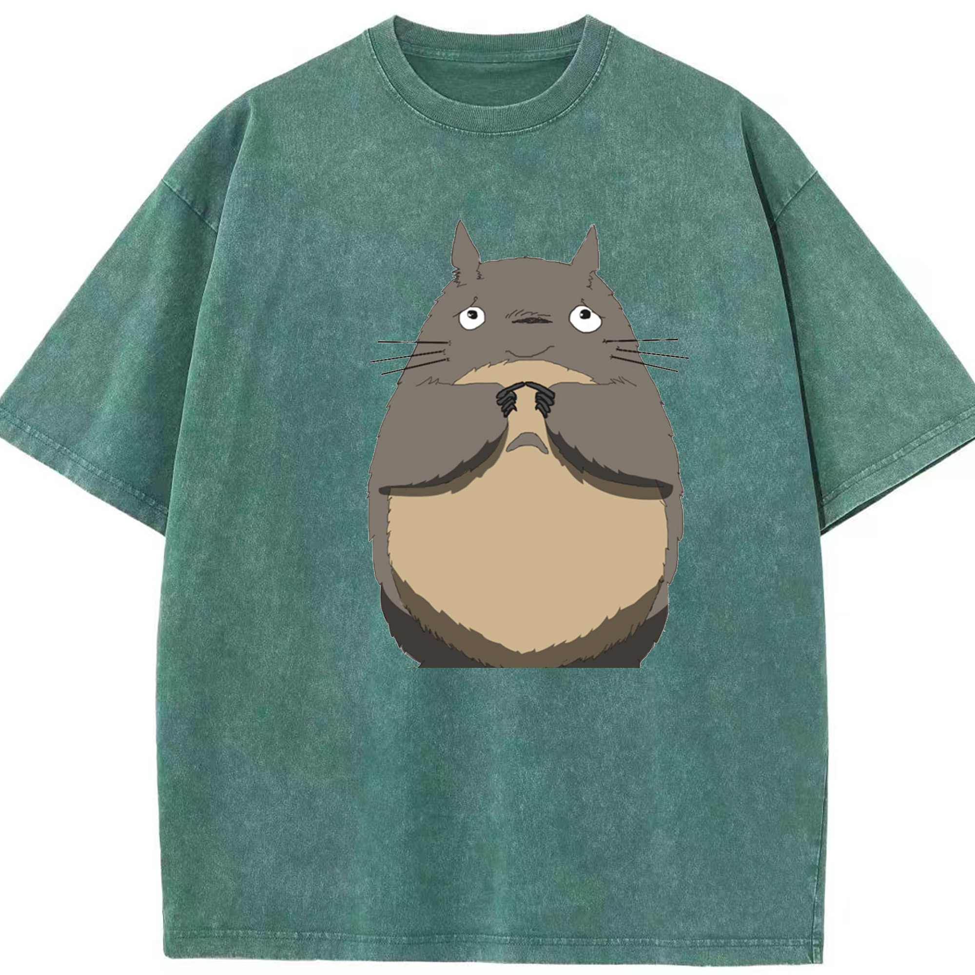（画像用） となりのトトロ 草壁メイ 草壁サツキ My Neighbor Totoro Satsuki Kusakabe Mei Kusakabe 綿100% ヴィンテージ風 半袖Tシャツ（フロントプリント）